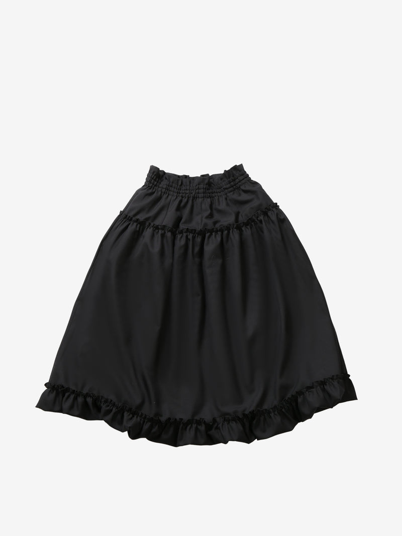 COMME DES GARCONS  NOIR - Women Tiered Wool Skirt