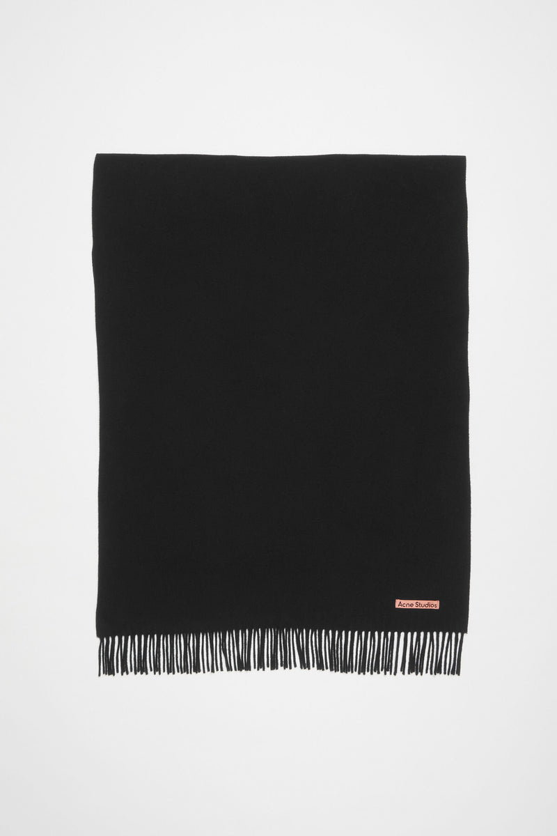 ACNE STUDIOS - Unisex Fringe Oversized Wool Scarf