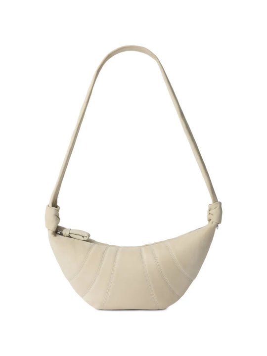 Tan bag, front view