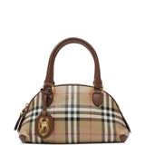 Tan bag, front view