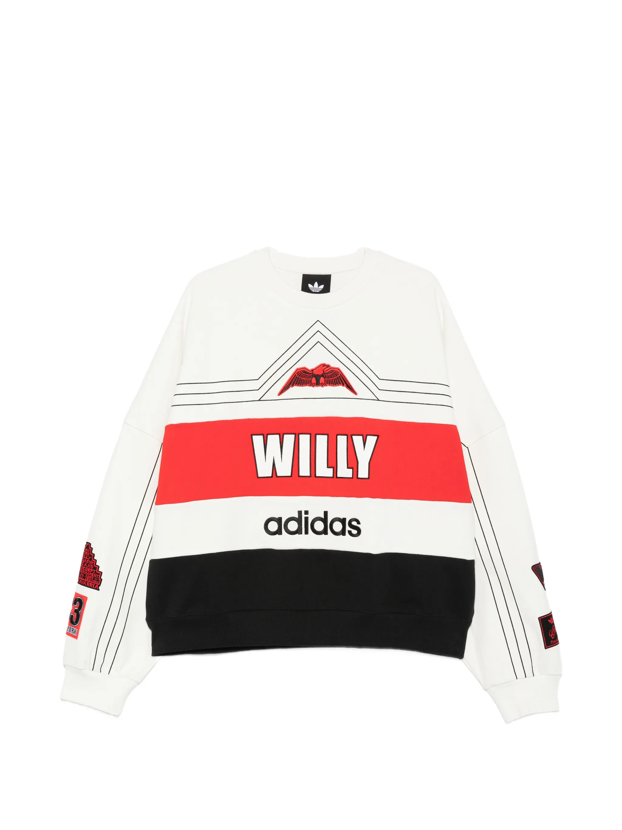 White top, front view