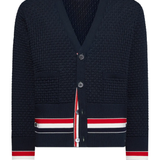 Black knitwear, front view