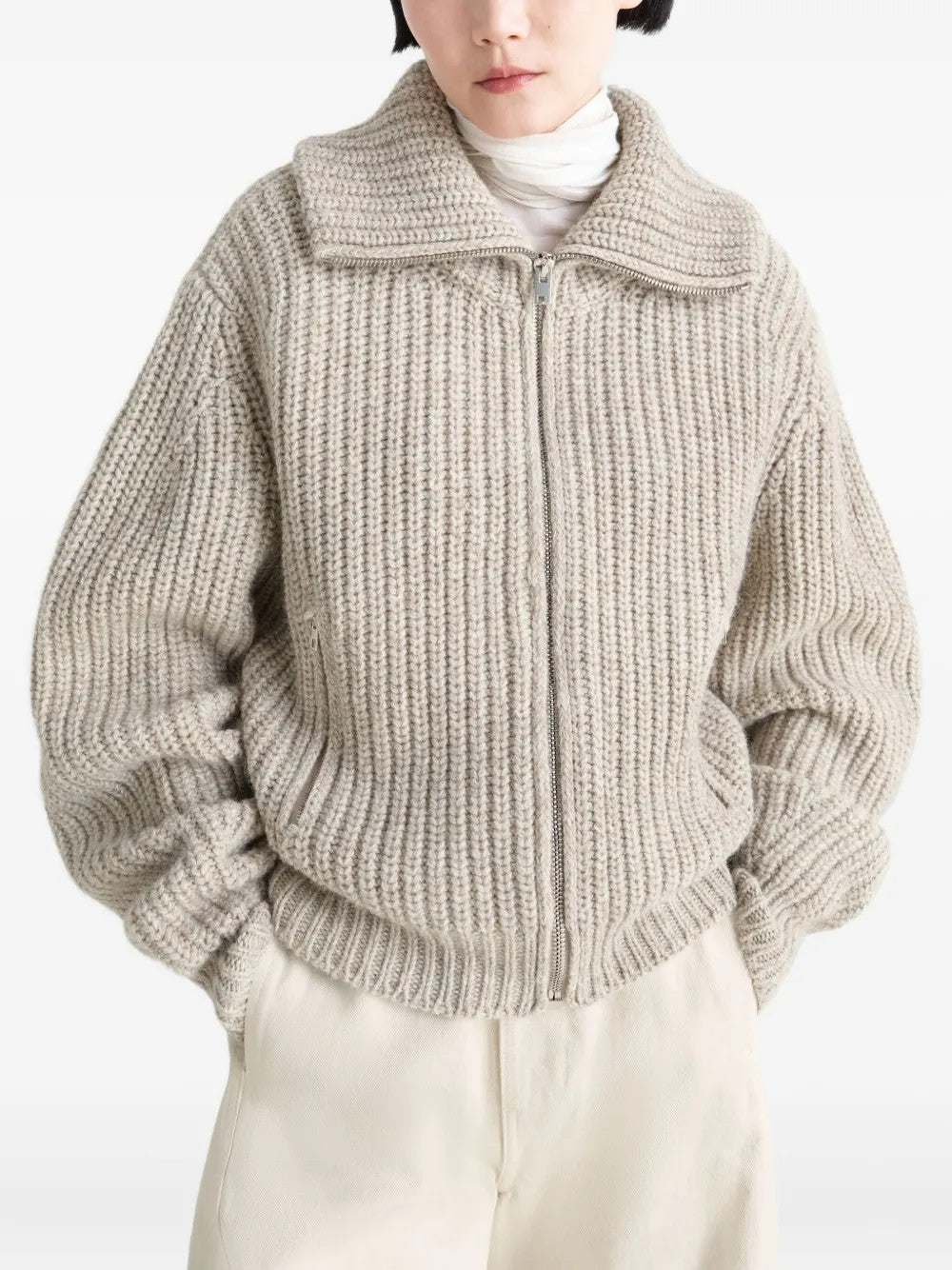 Tan hoodie, front view