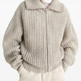 Tan hoodie, front view