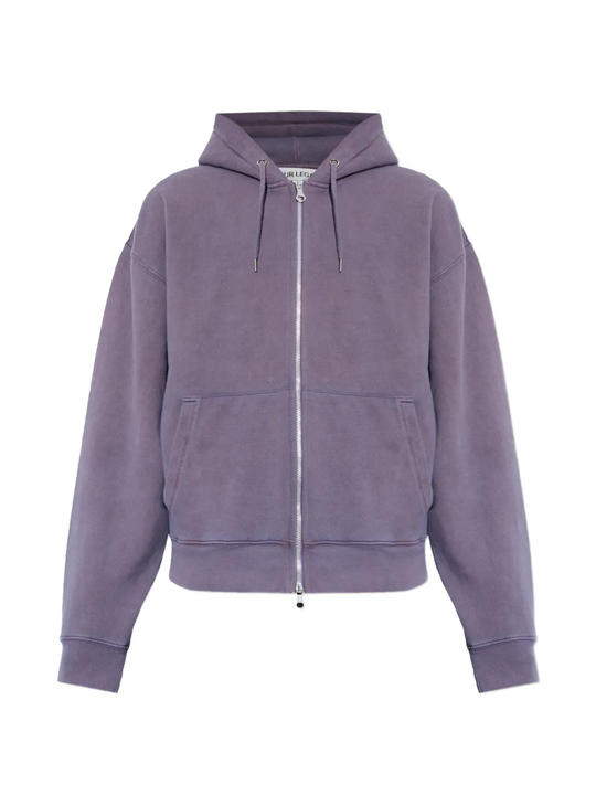 purple hoodie , front view
