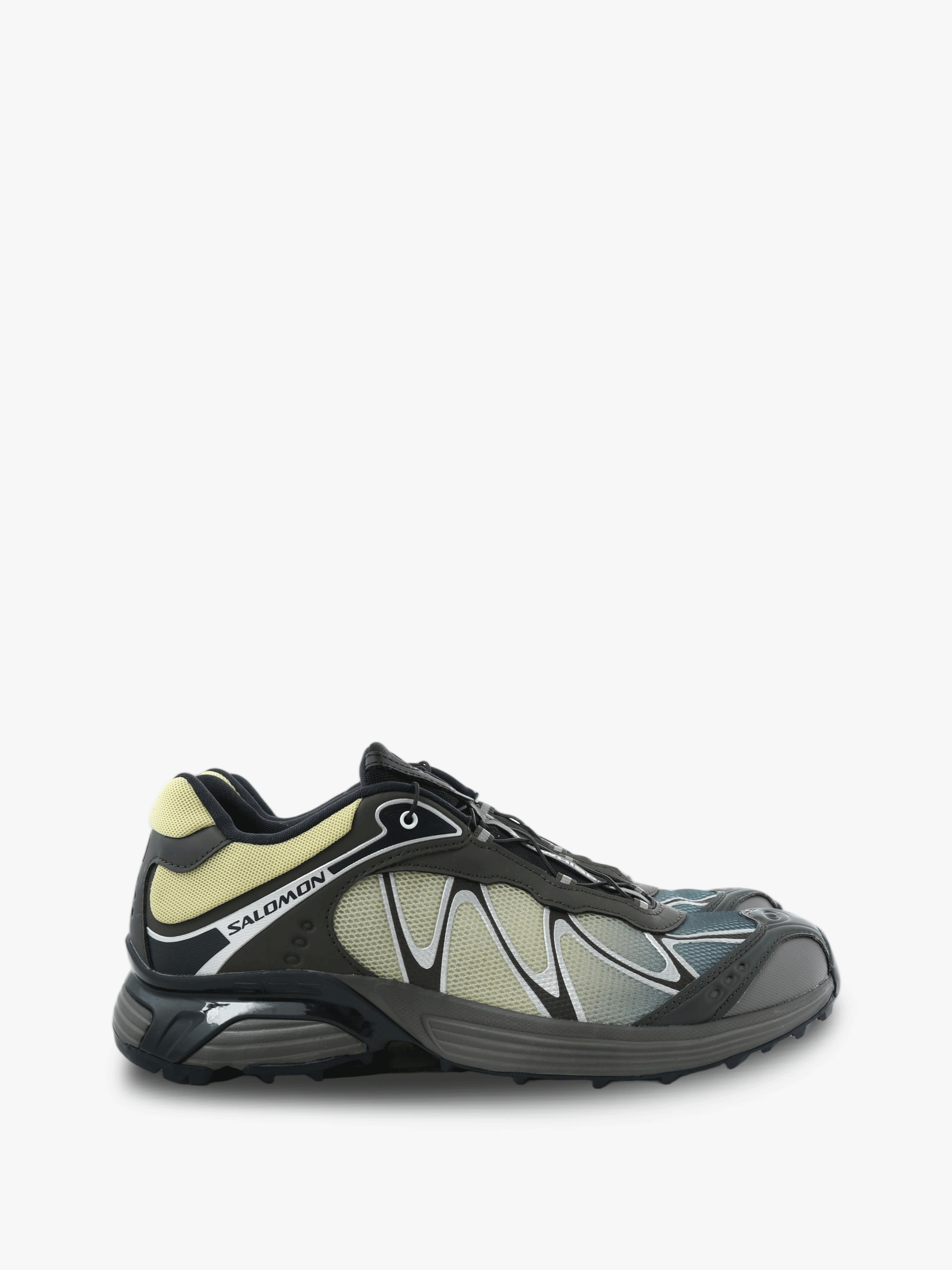 Green shoes, side view