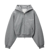 Grey hoodie, front view