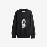 Black knitwear, front view