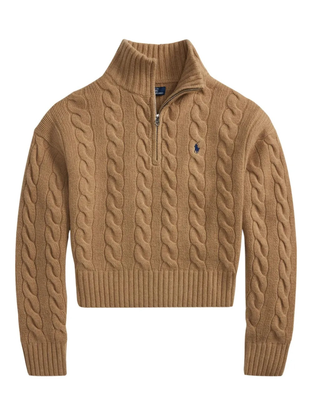 Brown knitwear, front view
