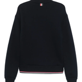 Navy jackets, back view