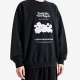 Black hoodie, full body view
