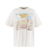 White t-shirts, front view