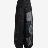 Black pants, full body view