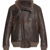 Brown jacket, front view