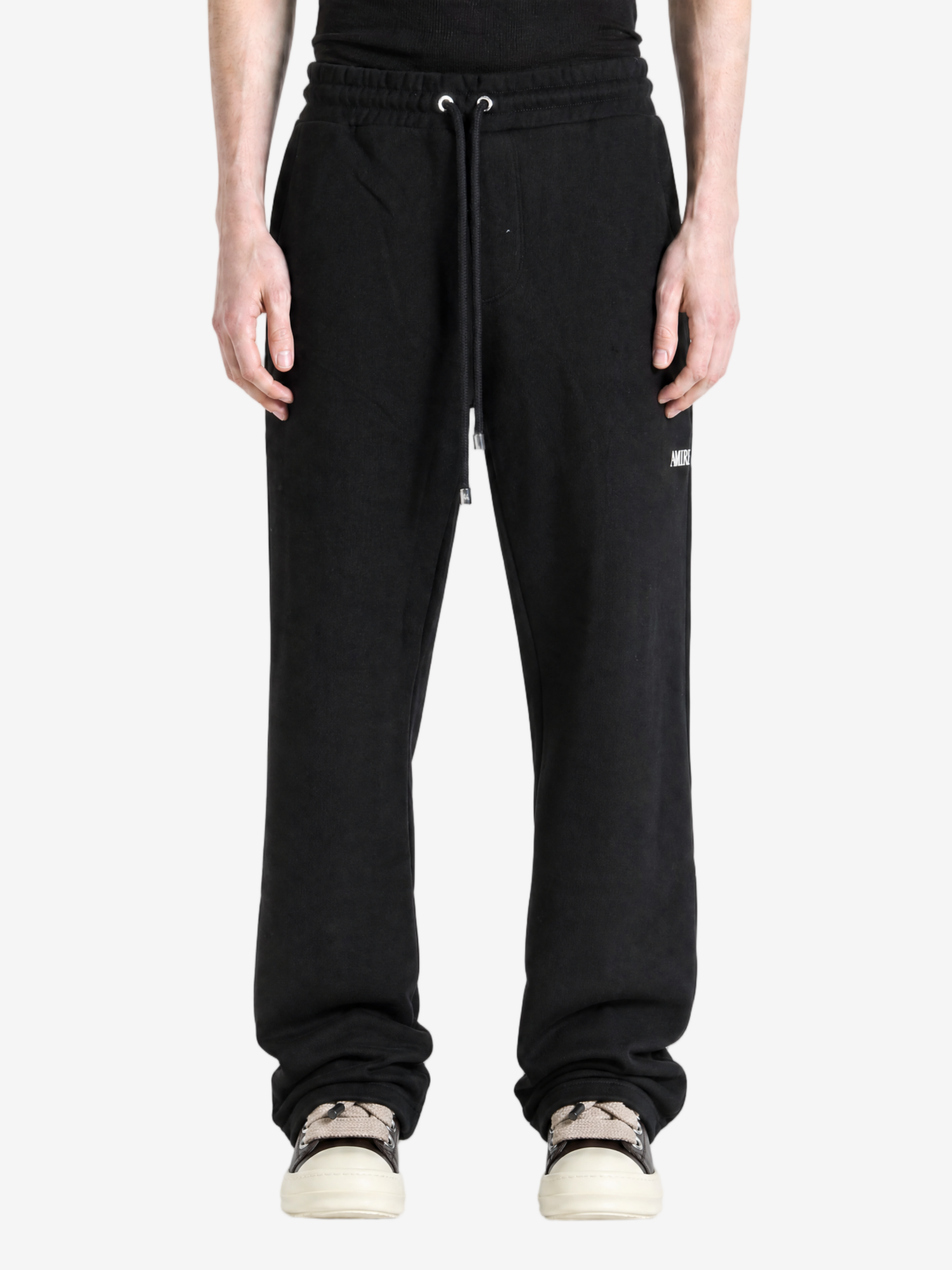 Black pants, full body view