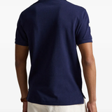 Blue shirt worn by a person, showing the shirt's fit