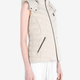 Tan jacket worn by a person, showing the jacket fit