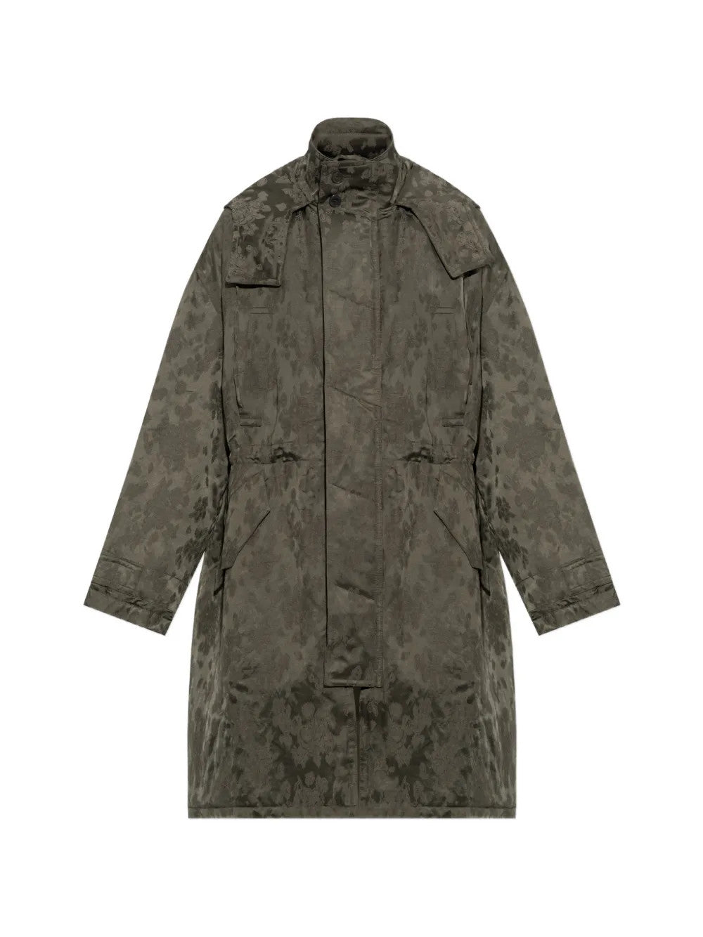 Green jacket, front view