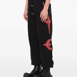 Black pants, full body view