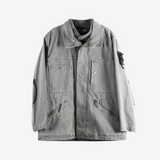 Grey jacket, front view