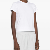 ALEXANDER WANG - Women Essential Jersey Puff Logo Shrunk Tee