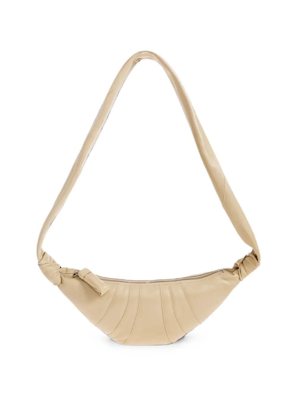 Tan bag, front view