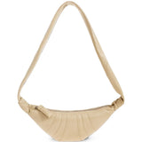 Tan bag, front view