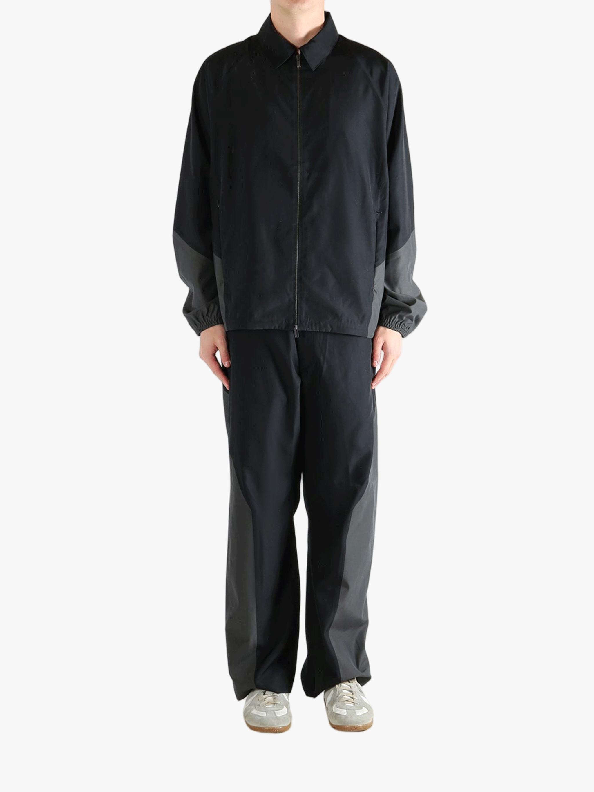Black jacket, full body view