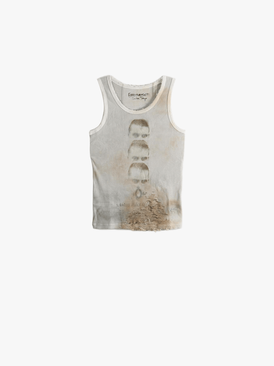 Tan t-shirt, front view