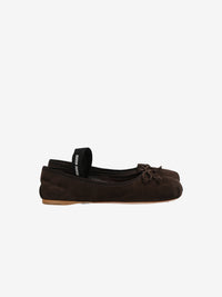 MIU MIU - Women Suede Ballerina Flats