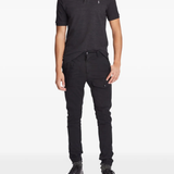 Black tee, front view