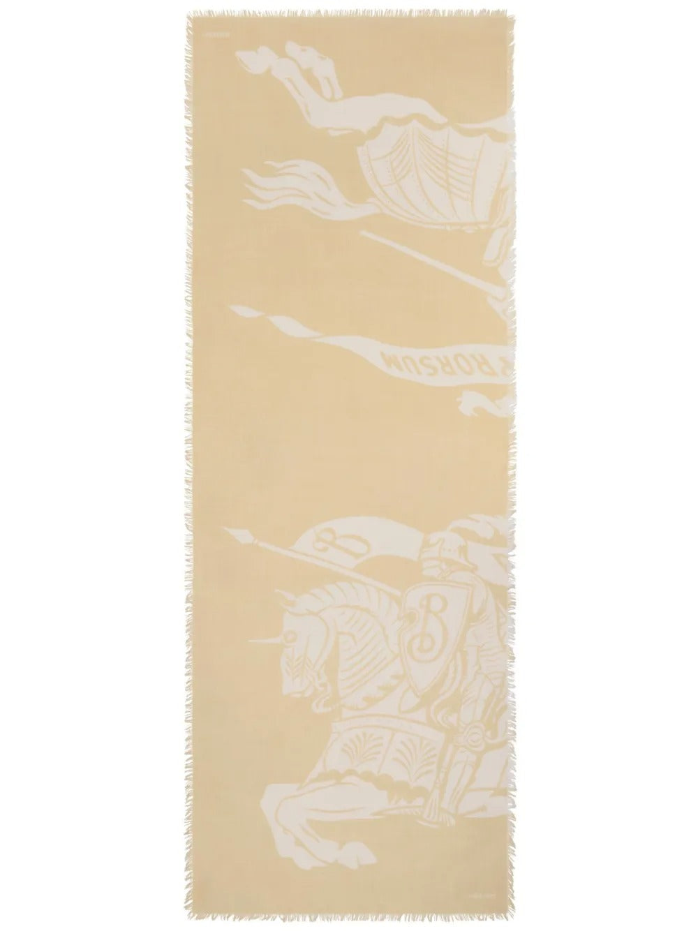 Tan scarf, front view