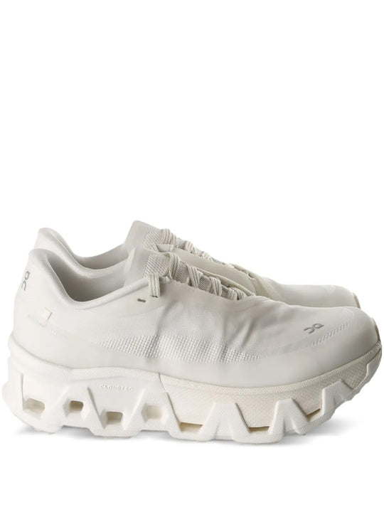 White sneaker, front view