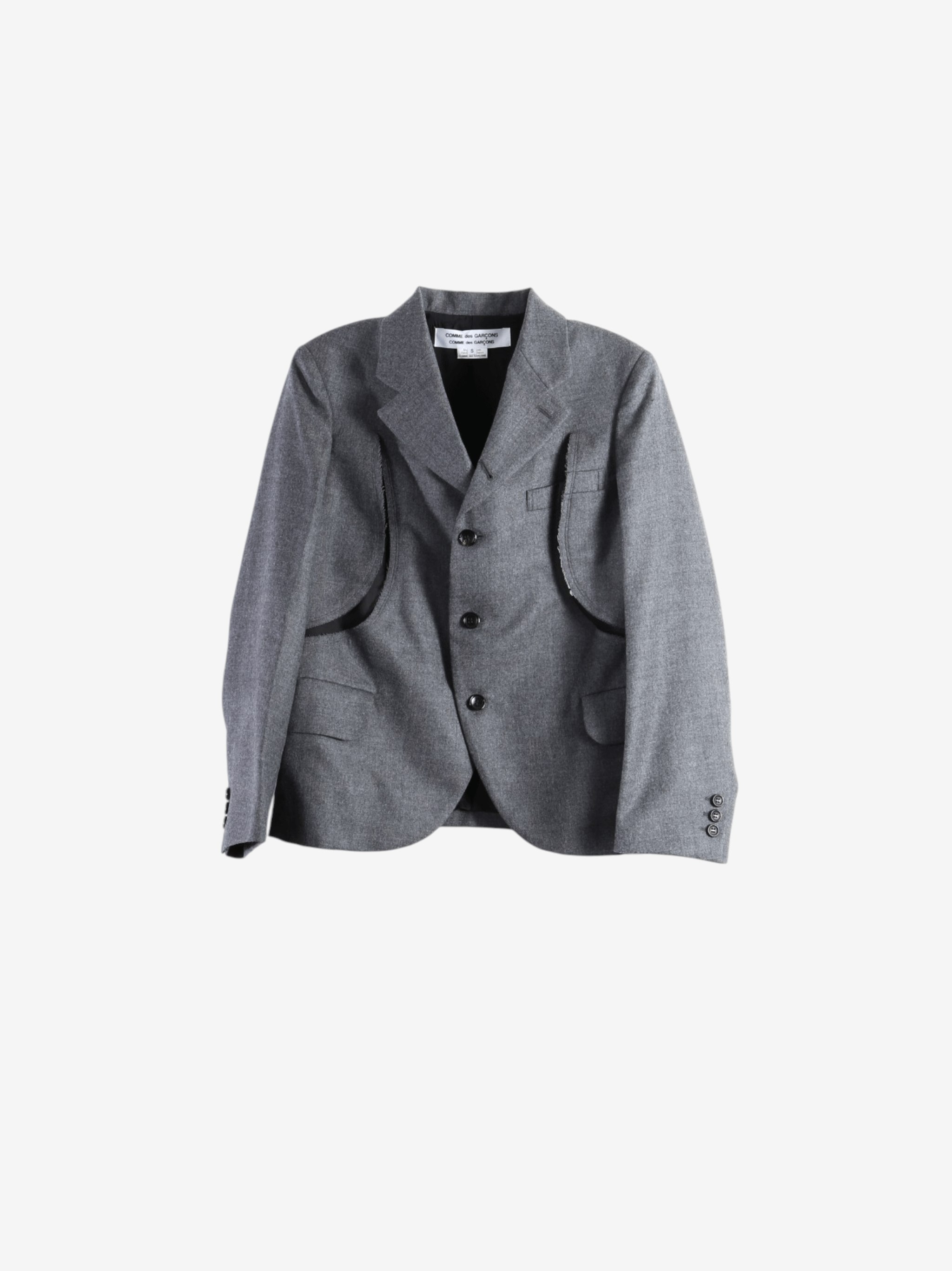 Grey jacket, front view