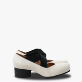white shoes, front view