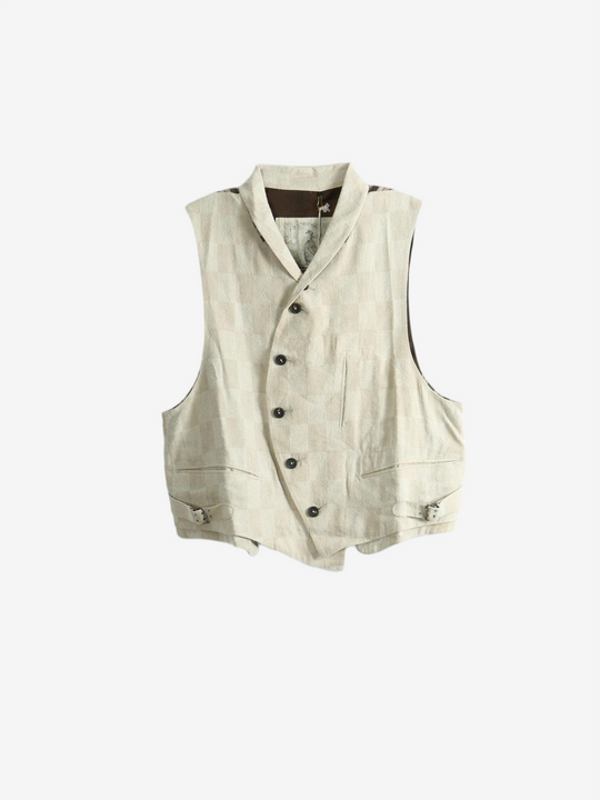 Tan jacket, front view