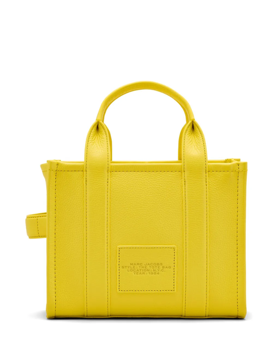 Yellow bags, back view