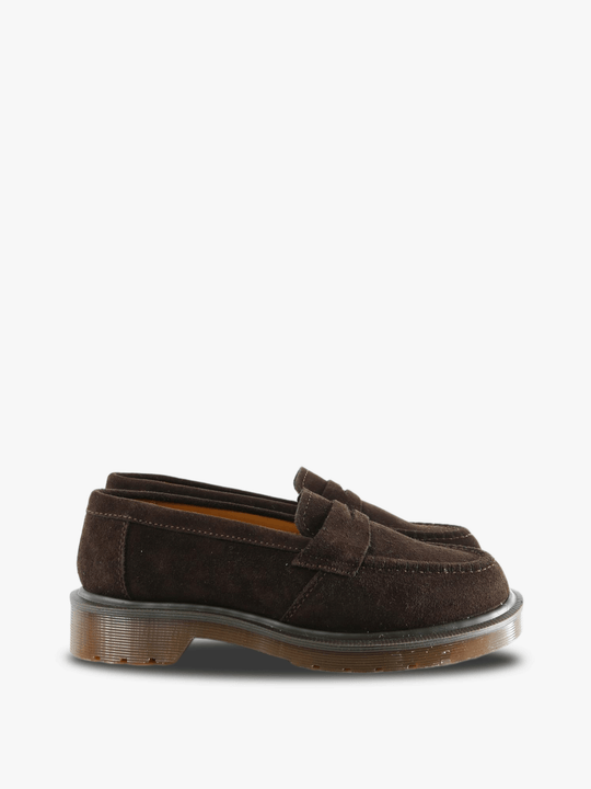 Brown shoes, side view