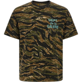 Green t-shirts, front view