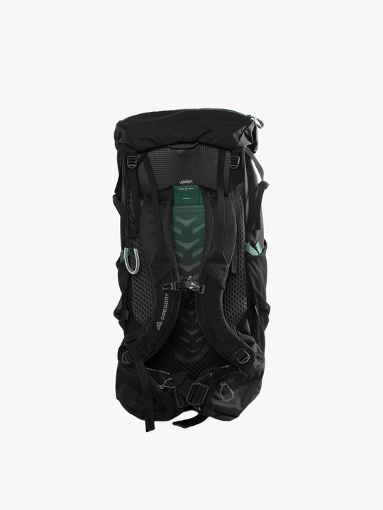 Black bag, back view