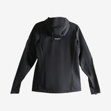 Black jacket, back view