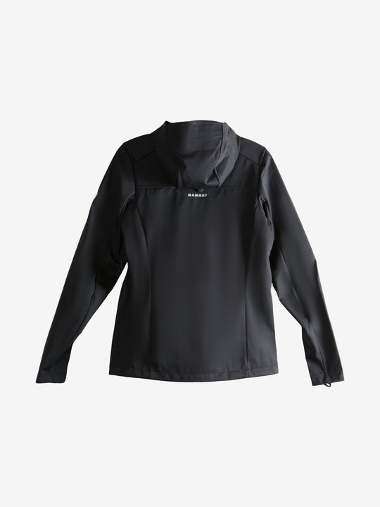 Black jacket, back view