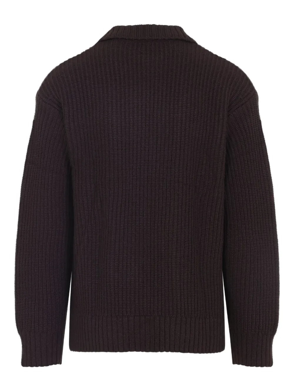 Brown jackets, back view