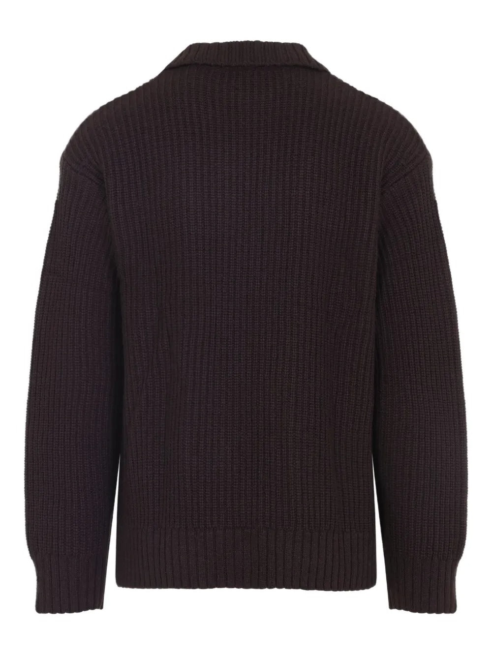 Brown jackets, back view