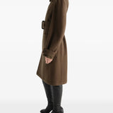 Brown jacket, full body view