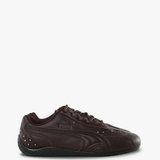 Brown shoes, side view