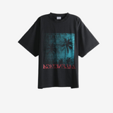 Black t-shirt, front view
