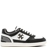 Black sneakers, front view