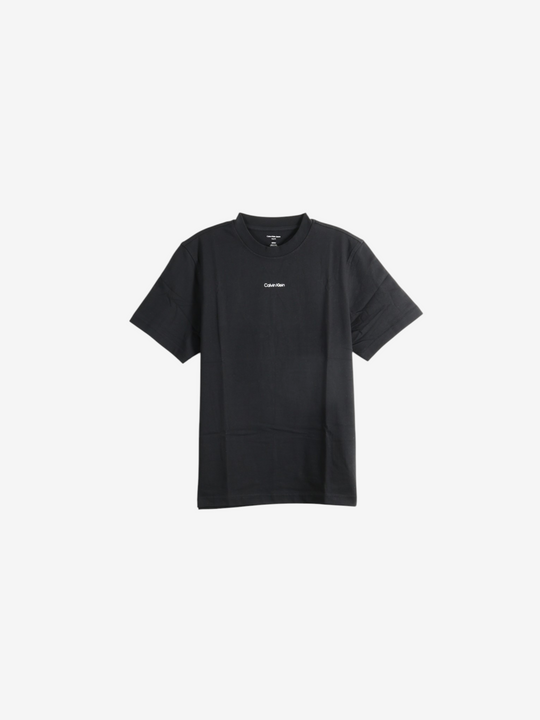 Black t-shirt, front view