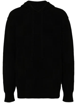 UMA WANG - Men Check Hooded Top